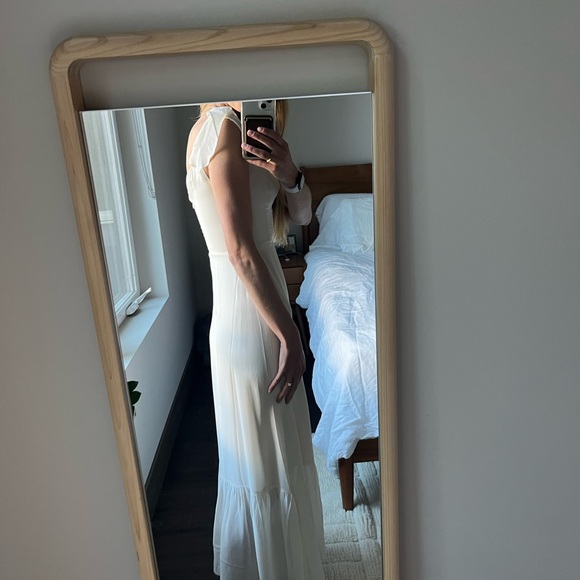 mermaid style ivory wedding dress Custom Long Sleeve Ivory Lace Mermaid Wedding Bridal Dress, Elegant  Romantic Prom Party Gown Fairy Boho Princess Style